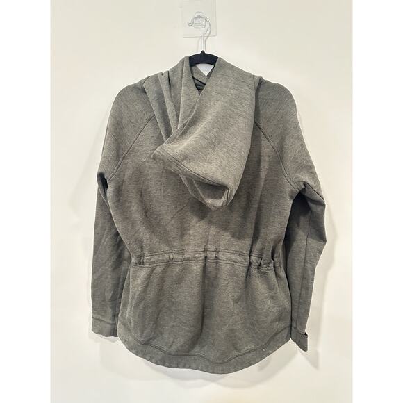 Nike Hoodie Womens Large Tech Fleece Cape Full Zip Sweatshirt 2102 - Picture 2 of 11